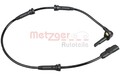 2x Sensor Raddrehzahl METZGER AUTOTEILE 09001209/2x für RENAULT LOGAN STEPWAY 2