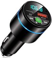 Bluetooth Adapter Auto, Ganzmetall FM Transmitter Auto Bluetooth mit PD 30W  ...