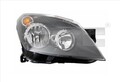 TYC Hauptscheinwerfer für Opel Astra H Kombi 2004-2007 Links 20-0390-05-2