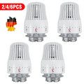 2-6 Stk Thermostatkopf Heizkörper Regler Thermostat Kopf Heizung Ventil M30 x1,5