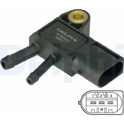 Delphi DPS00012 Sensor Abgasdruck für MERCEDES BENZ A KLASSE B C CLC CLK CLS E