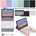 Bluetooth QWERTZ Tastatur Maus für Samsung Galaxy Tab A9 Plus S9 FE Schutzhülle