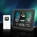 Funk Wetterstation LCD Thermometer Hygrometer mit Außensensor Wettervorhersage