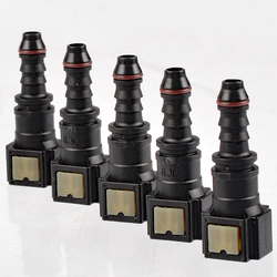 5x ENGITECH Kraftstoffleitung Verbinder Schnellverschluss Schlauchkupplung 6,3mm