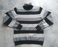 Schöne Leichte Pulli Rolli Pullover mit Rollkragen Gr M  ca 40  Schwarz Grau