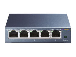 TP-Link TL-SG105 5-Ports Gigabit Netzwerk Switch 2000 MBit/s Vollduplex Metallge