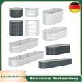 Hochbeet Gemüsebeet Pflanzbeet Frühbeet Garten Verzinkter Stahl 2 Farben