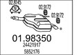Endschalldämpfer 01.98350 MTS für OPEL VECTRA C CC VECTRA C