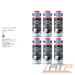 6x 1 L LITER LIQUI MOLY PRO-LINE DIESEL PARTIKELFILTER SCHUTZ ADDITIVDie Nr.1* für Autoteile: Top-Preis-Leistungs-Verhältnis