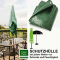 Schutzhülle Sonnenschirm Grün | 64 x 250 cm Wasserdicht Abdeckplane Abdeckhaube