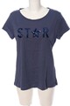UP2FASHION Polo-Shirt Damen Shirt Gr. DE 38 blau Casual-Look