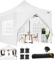 Cobizi Faltpavillon 3mx3m Pavillon Faltbar Gartenpavillon 3 Höhenverstellbar
