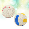  2 Pcs Zahnmolar -Latex -Spielzeugball Haustier -Kauspielzeug Beißspielzeug