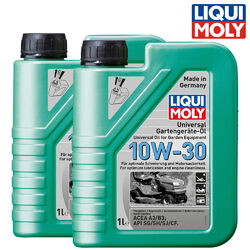 2x LIQUI MOLY 1273 Universal Gartengeräte-Öl Kat und Turbo kompatibel 10W-30 1L
