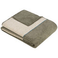 IBENA Wohndecke JACQUARD AUSTIN BL 150x200 cm bunt Decke Kuscheldecke Sofadecke