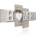 HOME SWEET HOME HERZ SCANDI Wandbilder xxl Bilder Vlies Leinwand m-B-0029-b-i