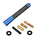 Auto Dach Kurz Stab Antenne 8cm Carbon Design Radio Universal Adapter DAB #E4