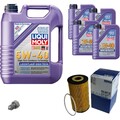 MAHLE Ölfilter 9 L LIQUI MOLY 5W-40 Leichtlauf High Tech für Audi A8 6.0 W12