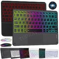 Für Samsung Galaxy Tab A9+ A8 A7 S9 S8 S7 S6 Lite QWERTZ Bluetooth Tastatur Maus