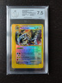 Pokemon Kabutops Crystal secret Reverse-Holo DE 150/144 Skyridge PSA 7.5