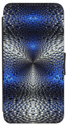 FUNKY ABSTRAKTES MUSTER ART Galaxy Flip/Geldbörse Handyhülle Abdeckung S9 bis S23 Ultra