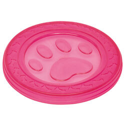 Nobby Hundespielzeug TPR Fly-Disc Paw pink, Frisbee, VP 9,19 EUR, NEU