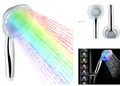 LED Duschkopf mit Farbwechsel LED Handbrause, 7 Farben Licht Automatische, Ei...