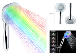 LED Duschkopf mit Farbwechsel LED Handbrause, 7 Farben Licht Automatische, Ei...