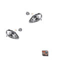 Scheinwerfer Satz + Osram Night Breaker Laser passend für VW Fox 5Z1 04/05-12/06
