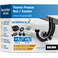 ANHÄNGERKUPPLUNG für Toyota Proace ab 16 starr BRINK +13pol E-Satz spezifisch