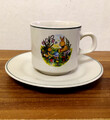 Hillary & Bros. original Oster Gedeck Osterhase Tasse Untertasse
