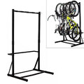 Fahrradständer für 5 Fahrräder Stahl 117 x 91,5 x 205,5 cm RI98 sw gebraucht