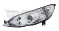 TYC Scheinwerfer Links passend für PEUGEOT 407 SW (6E) 407 (6D) 20-0450-05-2