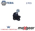 72-2377 TRAGGELENK FÜHRUNGSGELENK VORNE MAXGEAR 2PCS FÜR FORD MONDEO IV 2L