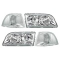 Scheinwerfer + Blinker Set für Volvo V40 Kombi 645 1.8 VW 1.6 2.0 S40 I VS 644
