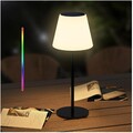 Solar Tischlampe, Außen, RGB, dimmbar, , Akku, Fernbedienung, Garten