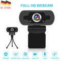 Full HD 1080P Webcam USB mit Mikrofon für Skype Chat Videokonferenz Teams Kamera