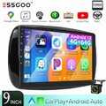 9" Für Smart Fortwo 453 14-19 Autoradio 4+64G Android 13 CarPlay GPS Nav WIFI BT