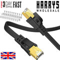 FLACHES CAT8 ETHERNETKABEL RJ45 NETZWERK SSTP GOLD ULTRADÜNN 40GBPS LAN LEAD-LOT