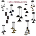Vintage Pendelleuchte Hängelampe Deckenlampe Retro Metall Industrie Design E27