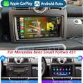 Für Mercedes Benz Smart Fortwo 451 2005-2010 Autoradio Android14 GPS Carplay RDS