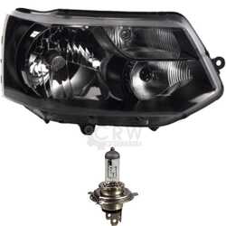 Halogen Scheinwerfer rechts für VW TRANSPORTER T5 Bj. 11/09- H4 mit Motor 81S