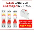 FI/LS-Schalter Leitungsschutzschalter Fi-Schalter Kombination RCBO 10A - 25A ⭐