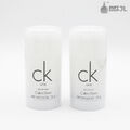 2 x Calvin Klein CK one 75ml Deo Stick