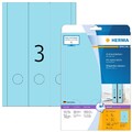 HERMA 5138 Ordnerrücken Etiketten lang breit, 20 Blatt, 61 x 297 mm, 3 pro A4 Bo