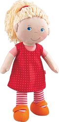 HABA 302108 - Puppe Annelie, Stoffpuppe mit Kleidung und Haaren, 30 cm, Puppe