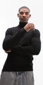 Herren Top Man Roll Polokragen Pullover XS Base Layer Golfpullover Rollkragenpullover