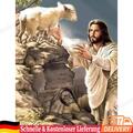 5D DIY Full Drill Diamond Painting People Animal Cross Stitch Embroidery