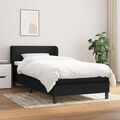 Festnight Boxspringbett mit Matratze und Kopfteil Boxspringbett 90 x 200  Z5N5