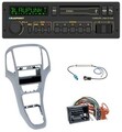 Blaupunkt USB DAB Bluetooth MP3 Autoradio für Opel Astra J ab 2009 Platin silber